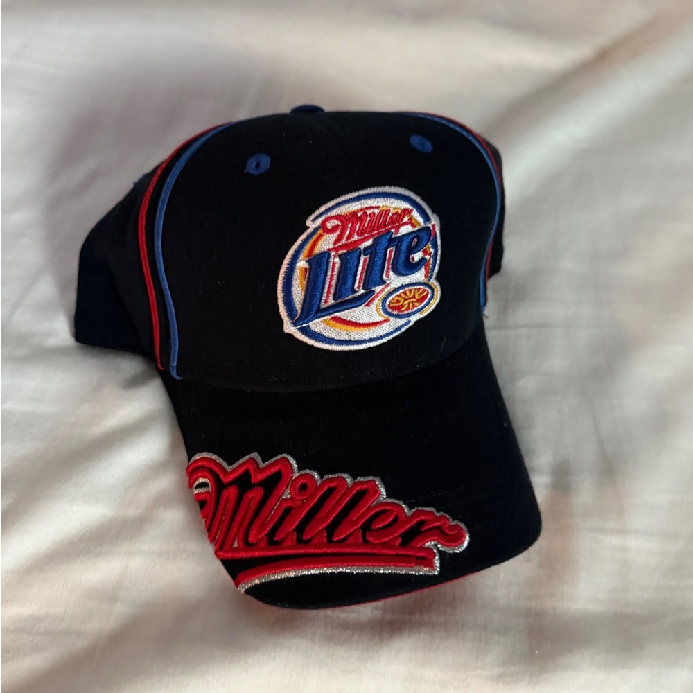 Red One-Fit Cap - Picture 3 of 3